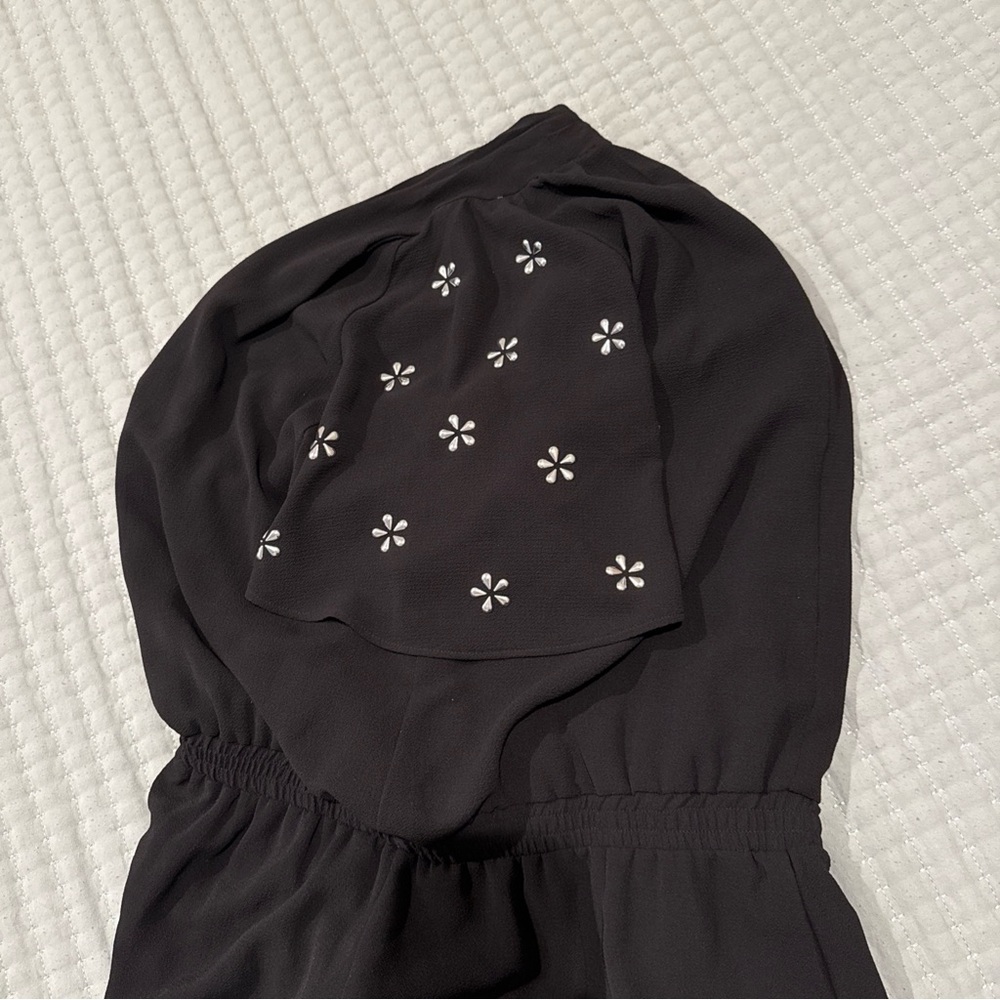 MICHAEL Michael Kors Black Jumpsuit with Silver Accents - Picture 4 of 7